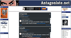 Desktop Screenshot of antagoniste.net