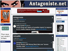 Tablet Screenshot of antagoniste.net